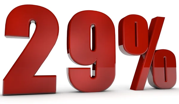 Percent,29 — Stock Photo, Image