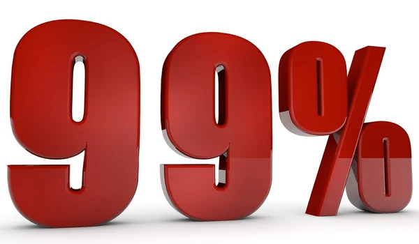 Percent,99 — Stock Photo, Image