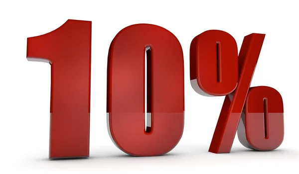 Percent,10 — Stock Photo, Image