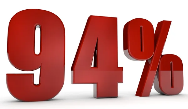 Percent,94 — Stock Photo, Image