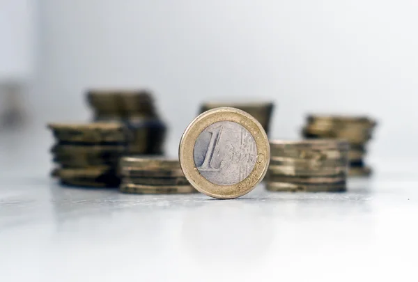 Coin euro — Stock Photo, Image