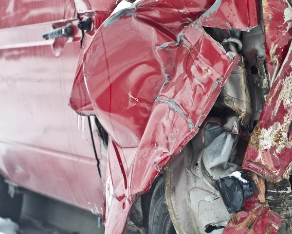 Αυτοκινήτου μετά από ατύχημα — Φωτογραφία Αρχείου