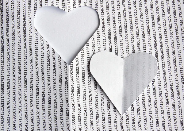 Καρδιά χαρτί — Φωτογραφία Αρχείου