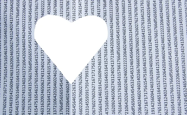 Heart paper — Stock Photo, Image