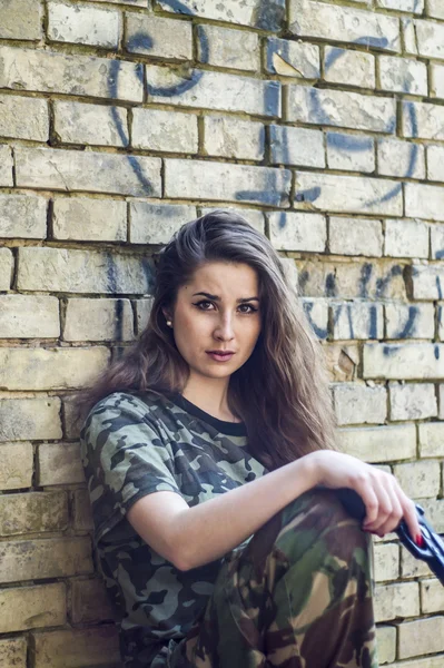 Retrato de una chica en uniforme —  Fotos de Stock