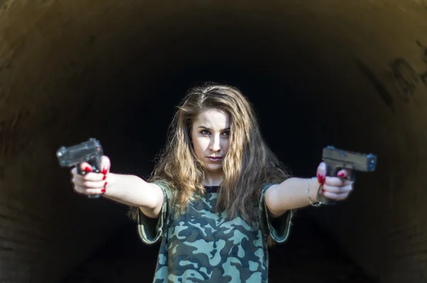 Portrait d'une fille en uniforme — Photo