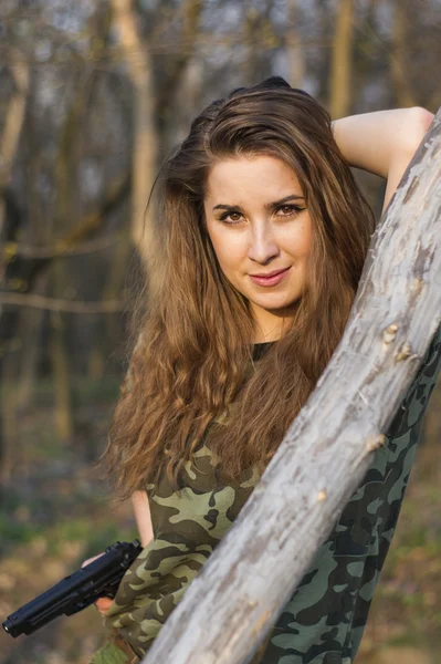 Retrato de una chica en uniforme —  Fotos de Stock