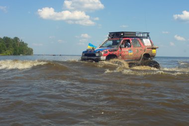 26 Temmuz tolokun. Kiev region, ukraine.9 sakin-road-ücretsiz-fest 2014.offroad ücretsiz fest - otomotiv, aşırı parlak ve eşsiz olay Dünya Avrupa.