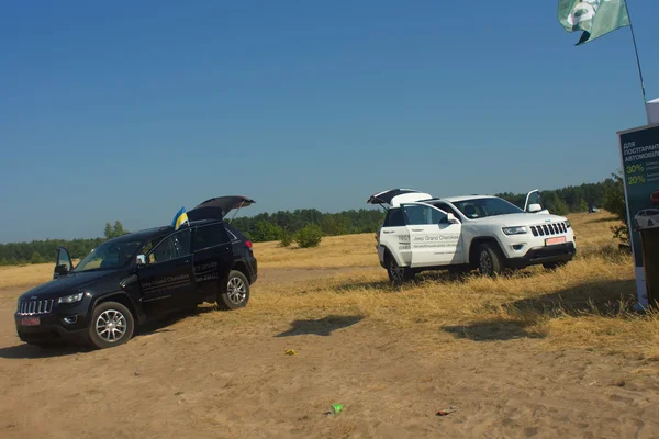 7 月 26 日 tolokun。基辅地区，ukraine.9 脱-road-免费-巨星 2014.offroad 免费荟萃-明亮的极端的和独特的事件，在汽车世界欧洲. — 图库照片