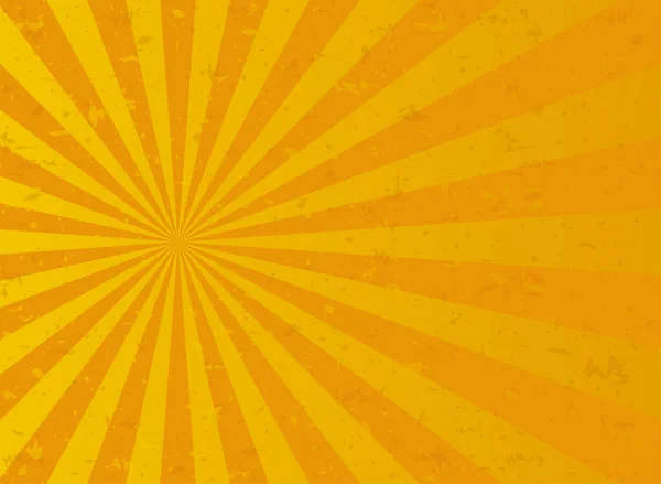 Fondo Abstracto Luz Solar Color Naranja Oro Estalló Fondo Ilustración — Archivo Imágenes Vectoriales