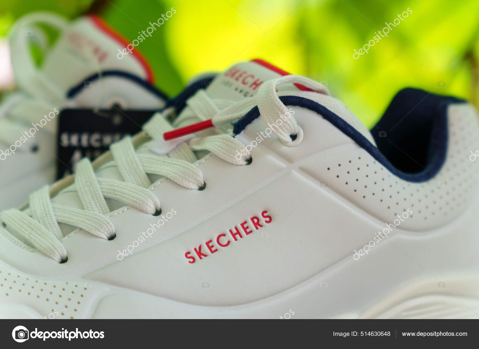 Volzhsky Russia September 2021 Skechers Company Logo Sneakers