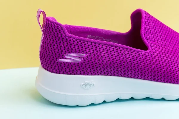 Tyumen Russia October 2021 스케이트 Walk Joy Purple 스케이트 Skechers — 스톡 사진