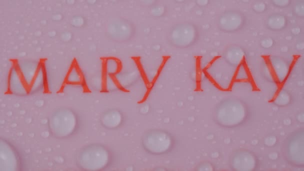 Tyumen Russia July 2022 Skin Care Products Company Mary Kay — Stok video