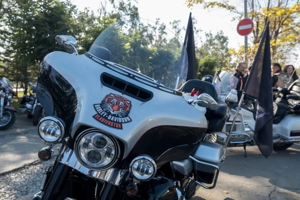 Artem Russia November 2021 Motorcycle Festival Central Lenin Square Next — Stock Photo, Image