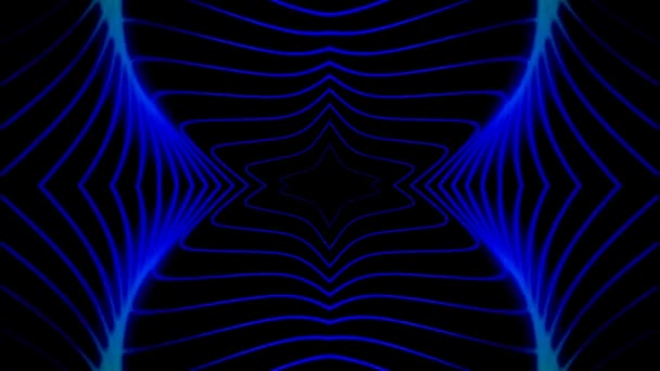 Abstract Blue Hypnotic Lines Stock Video Great Video 1920X1080 Video — Stockvideo