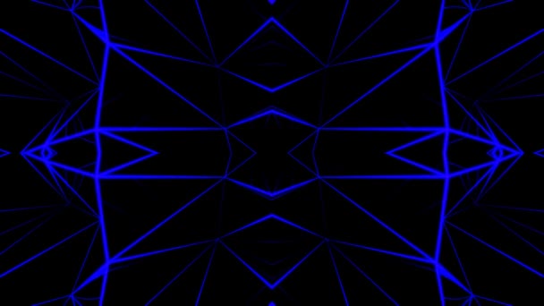 Blue Abstract Lines Stock Video Great Video 1920X1080 Video Clip — Stock Video