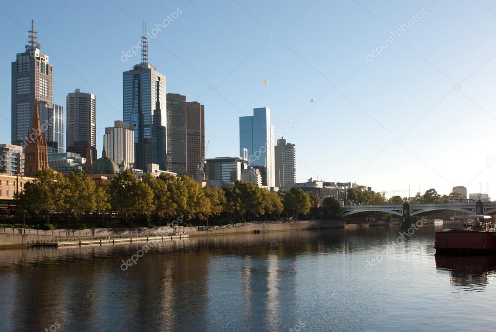 Melbourne City Skyline