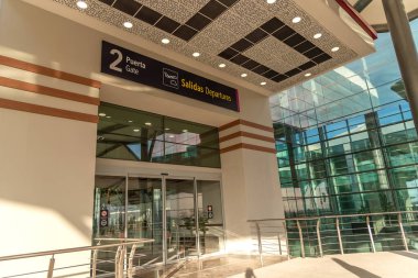 AIFA Felipe Angeles Uluslararası Havalimanı, Meksika - Nisan 2022 