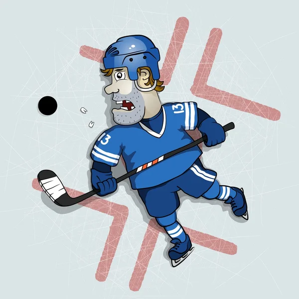 Hockey sur — Image vectorielle