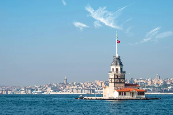 Blick Auf Den Mädchenturm Oder Den Leander Turm Auch Bekannt — Stockfoto