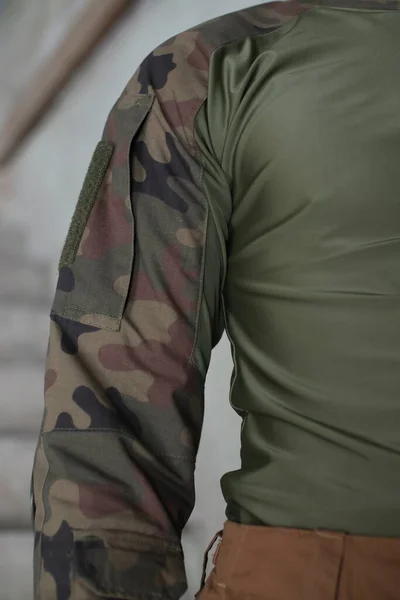 Тактическая Рубашка Защитой Военные Патроны Армия Украины Одежда — стоковое фото