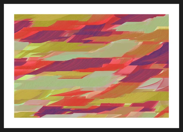 Красочный Абстрактный Плакат Настенная Живопись Фон Абстрактная Живопись Современное Искусство — стоковое фото