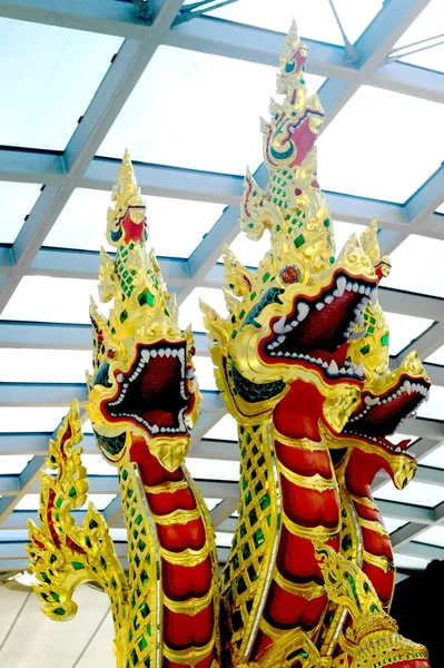 Three dragon head — Stock Photo, Image