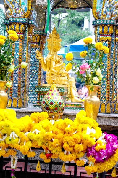 Erawan helligdommen i Bangkok, Thailand - Stock-foto