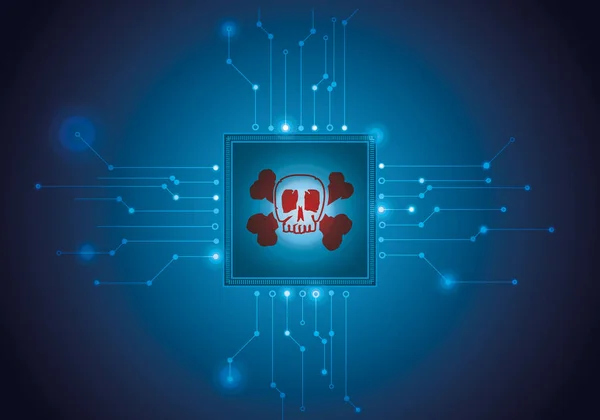 Virus Ransomware Uno Schermo Del Computer Crittografare Chiave Uno Sfondo — Foto Stock