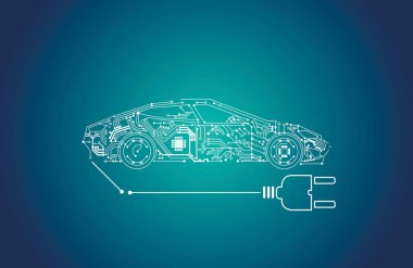Elektrikli akü arabası çizimi, Tesla