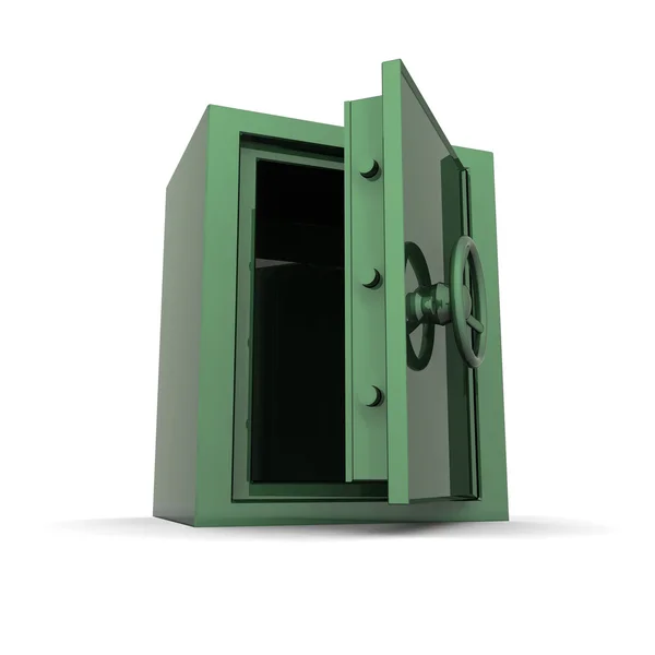 3D rendered isolated safe — Stock Photo, Image