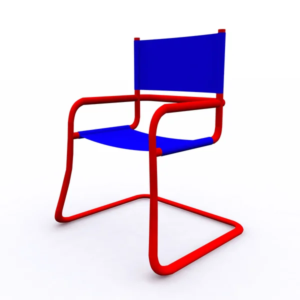 3d rendered isolated modern chair — Stock Photo, Image