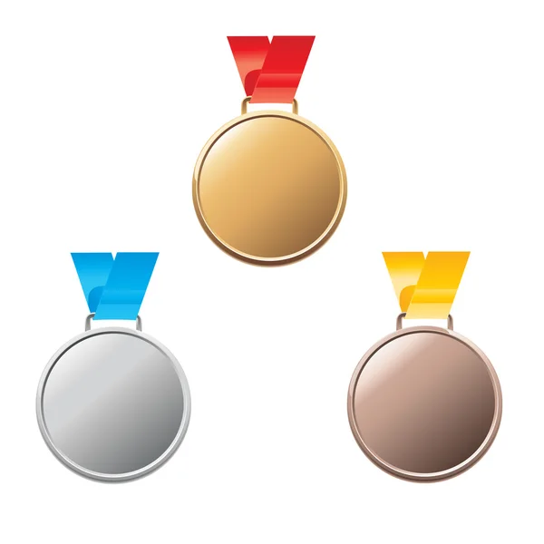 Prémios da Medalha Vector Vazio —  Vetores de Stock