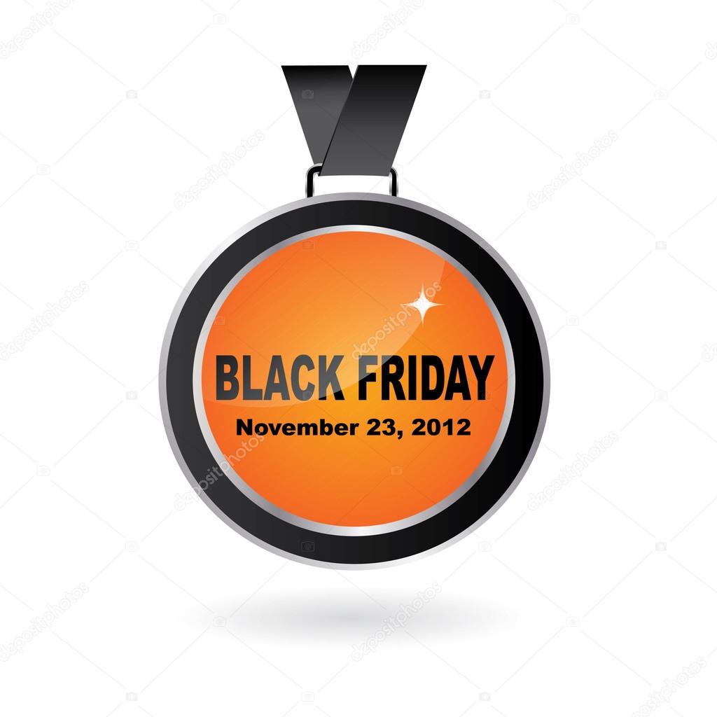 Vector Black Friday advertising element / medal