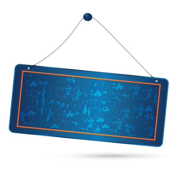 Mavi reklam metin kutusu vektör / kayıt