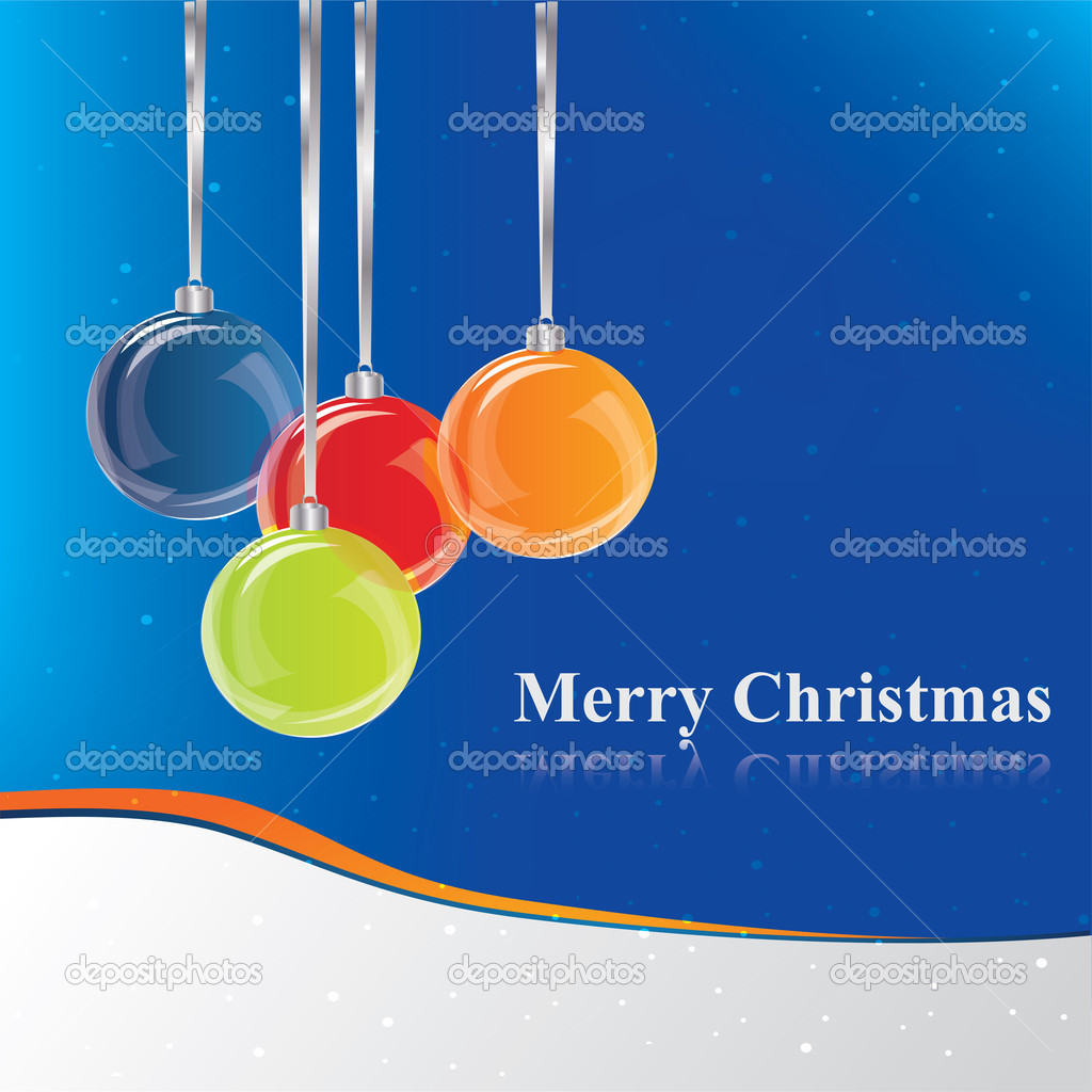 Vector Christmas background composition / brochure design
