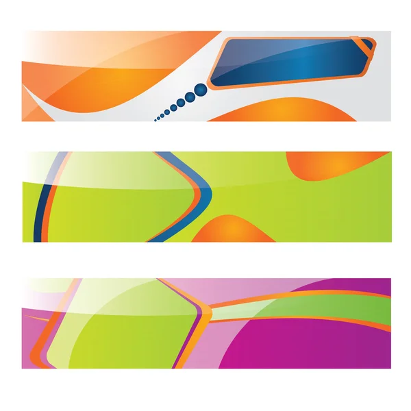 vektör web2 Web sitesi banner koymak