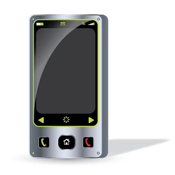 Vector moderno teléfono inteligente elemento publicitario / diseño de folleto — Vector de stock