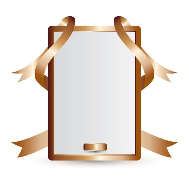 vektör altın reklam öğesi şeritler