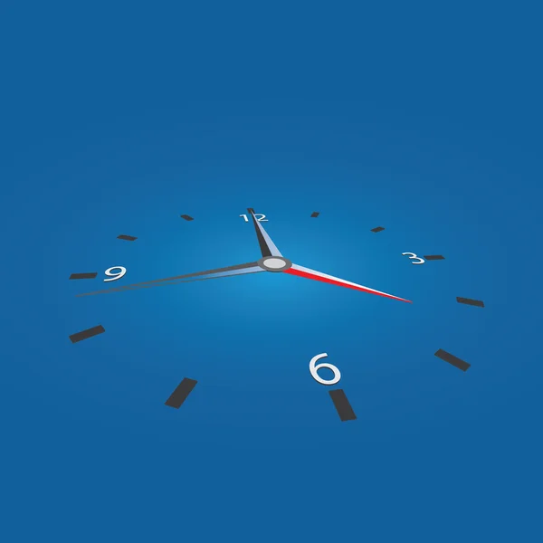 Reloj vectorial - fecha límite — Vector de stock
