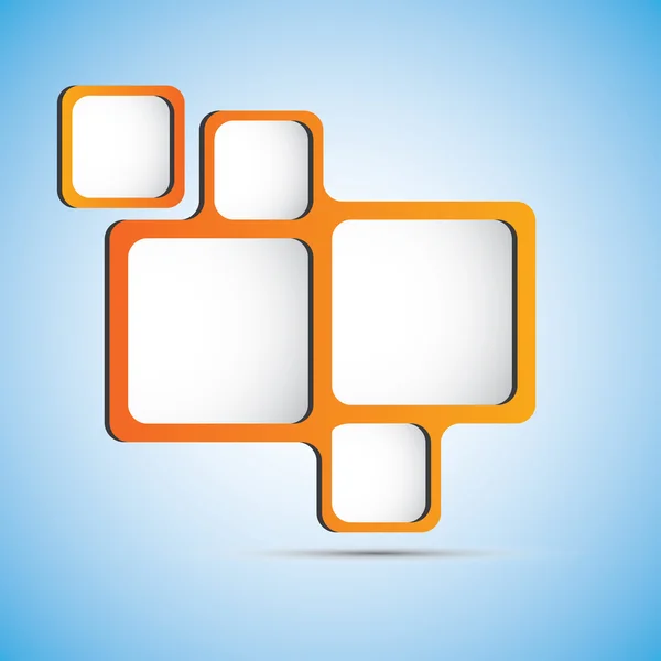 metin için yer ile vektör modern web-broşür tasarım