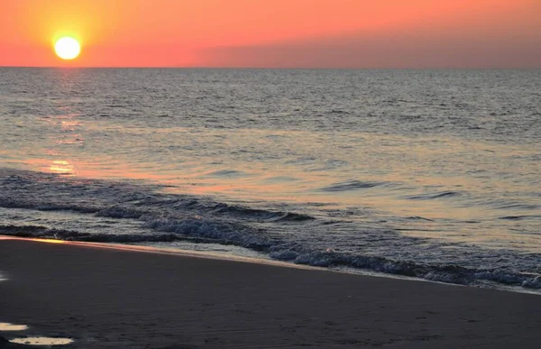 Atardecer Mágico Sobre Mar Báltico — Foto de Stock