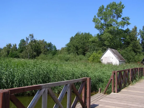 Leba Village Pêcheurs Sur Mer Baltique — Photo