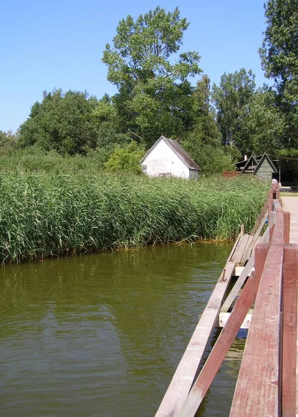 Leba Village Pêcheurs Sur Mer Baltique — Photo