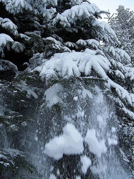 Montanhas Mágicas Inverno — Fotografia de Stock