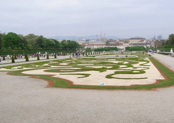 Monument Och Trädgårdar Wien — Stockfoto