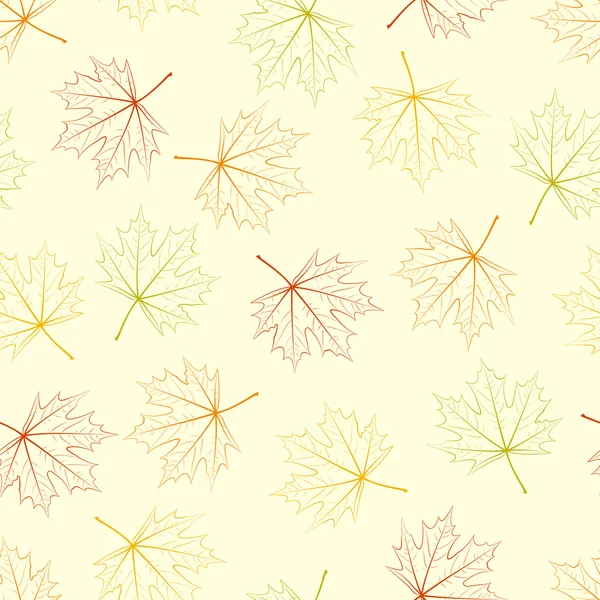 Maple leaf σιλουέτα άνευ ραφής — Διανυσματικό Αρχείο