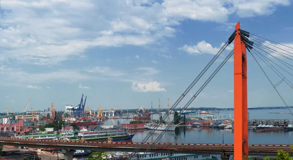 Panorama del puerto marítimo —  Fotos de Stock