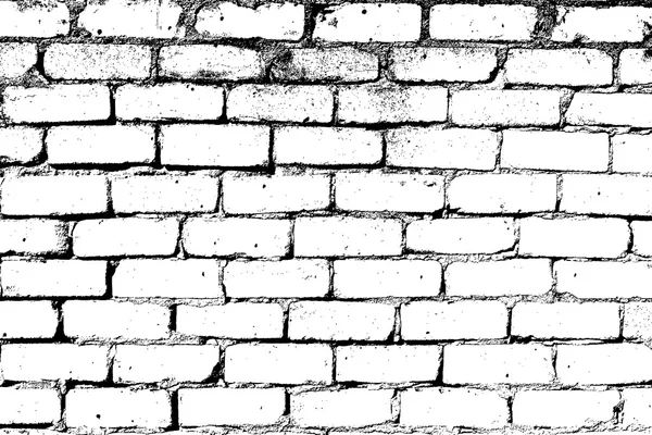 White Brick Wall — Stock Vector