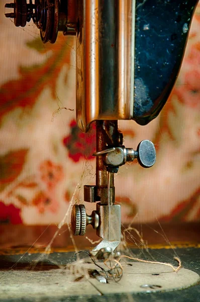 Dirty Sewing Machine — Stock Photo, Image